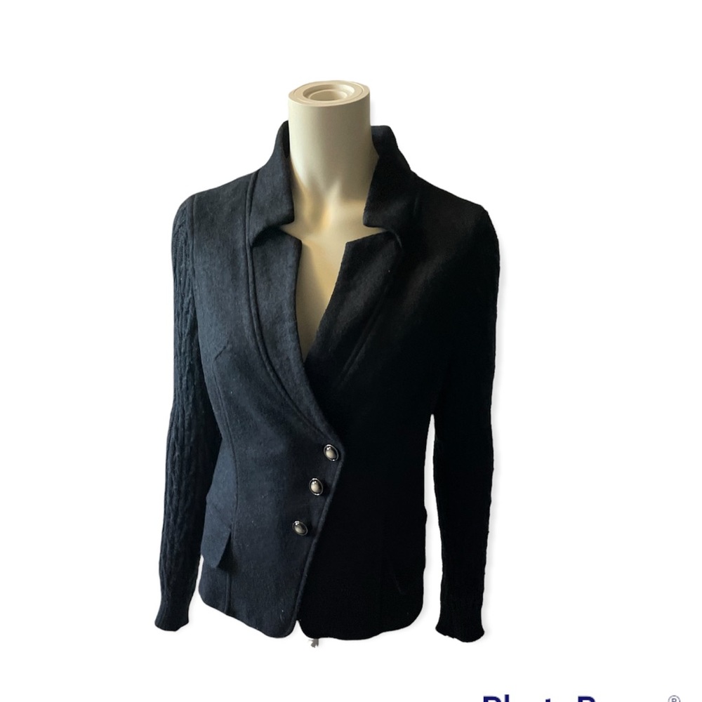 MaxMara Black Tailored Blazer Jacket